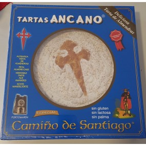 Tarta de almendras de Santiago (sin gluten)